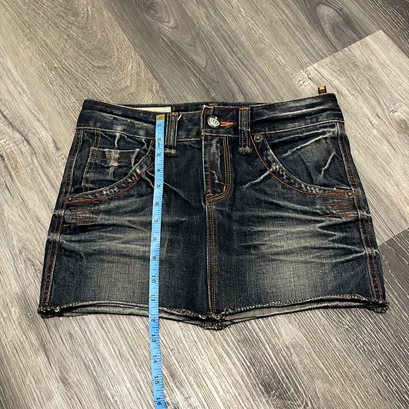 Denim Mini Skirt - Picture 9 of 12